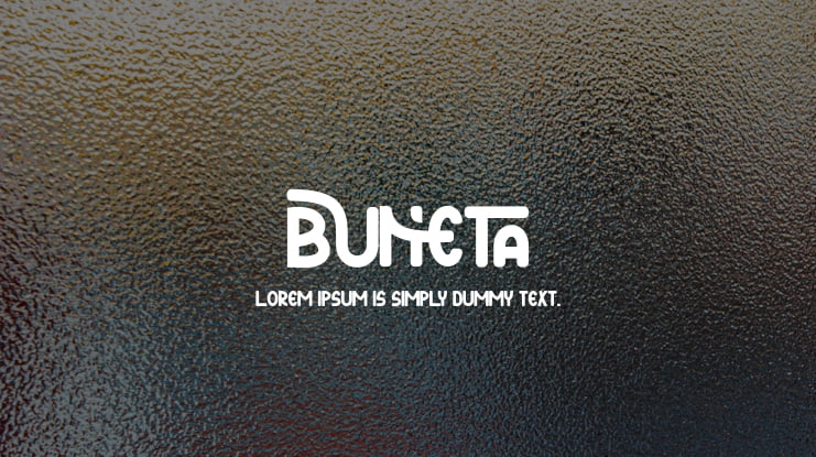 BUNETA Font