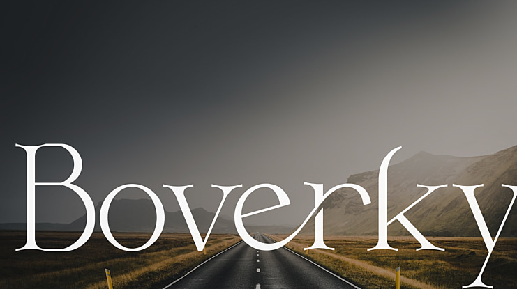 Boverky Font