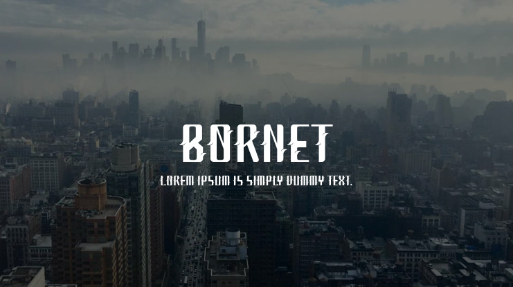 Bornet Font