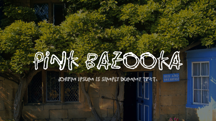 Pink Bazooka Font