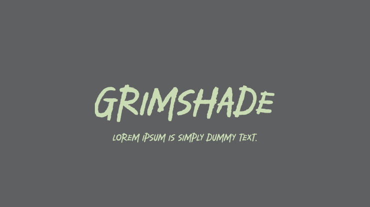 Grimshade Font