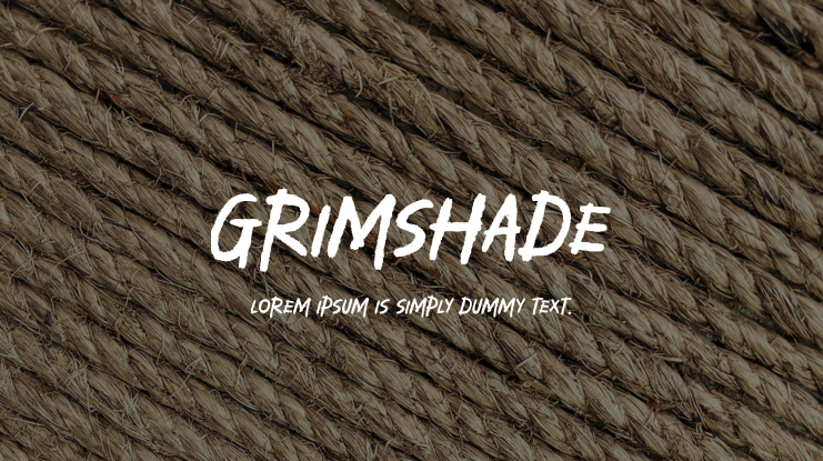 Grimshade Font