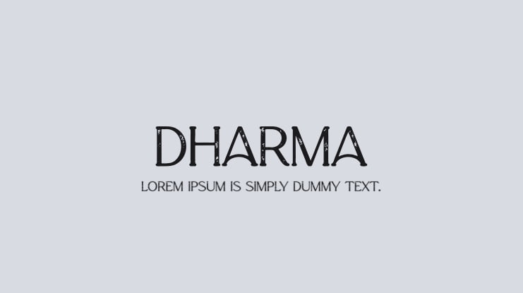 Dharma Font