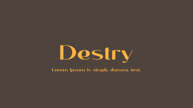 Destry Font