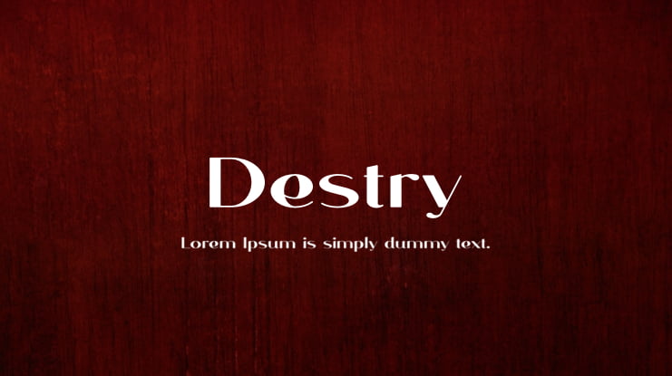 Destry Font