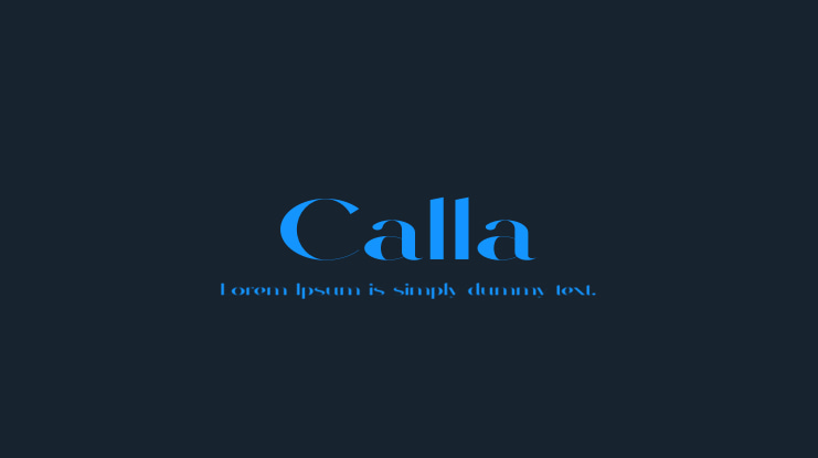 Calla Font