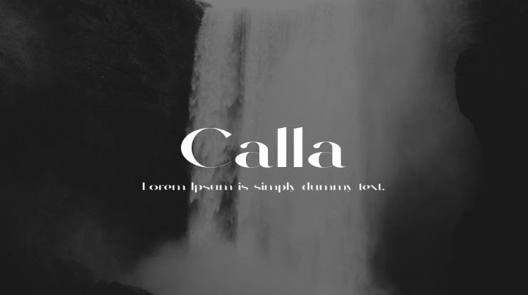Calla Font