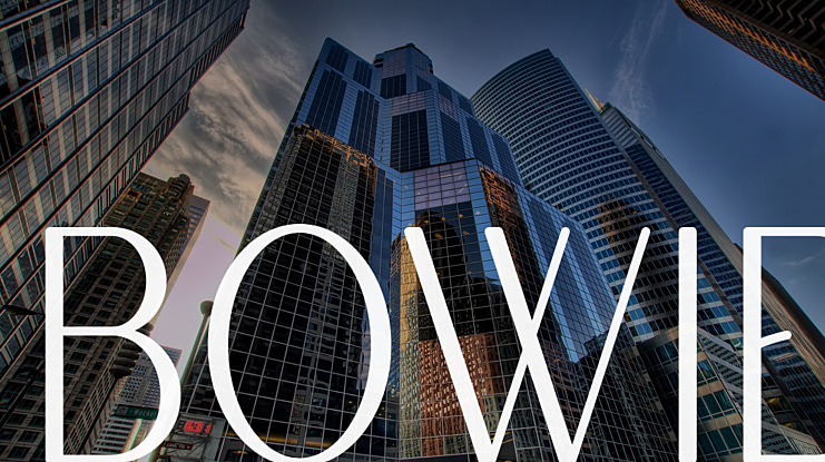Bowie Font
