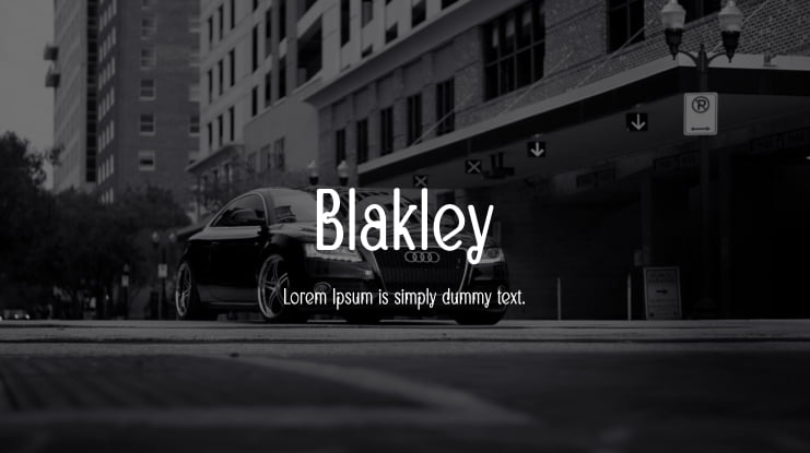 Blakley Font