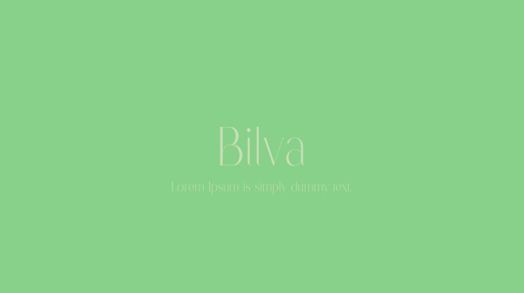 Bilva Font