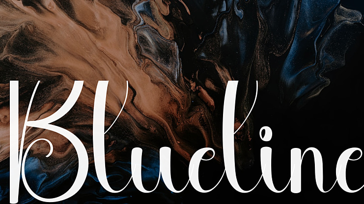 Blueline Font