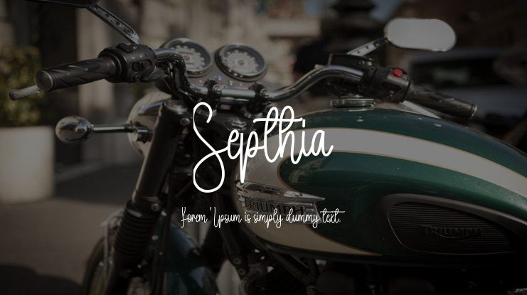 Septhia Font