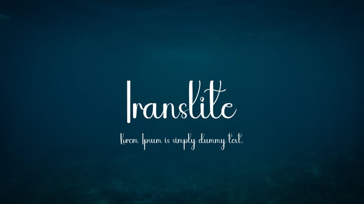 Translite Font : Download Free for Desktop & Webfont