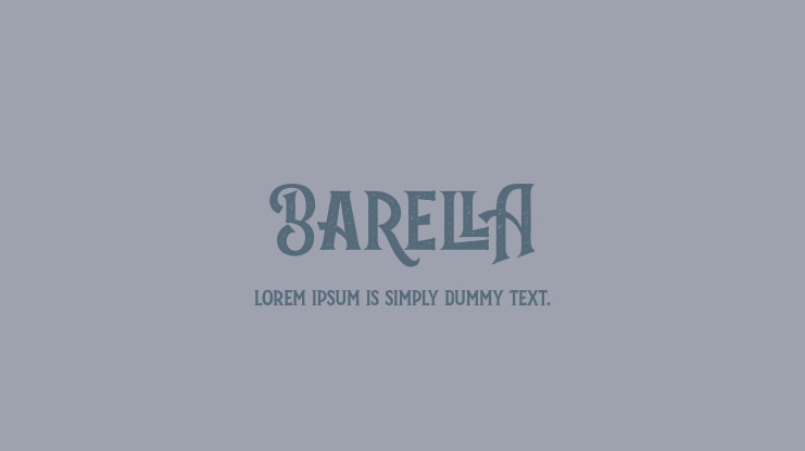 Barella Font