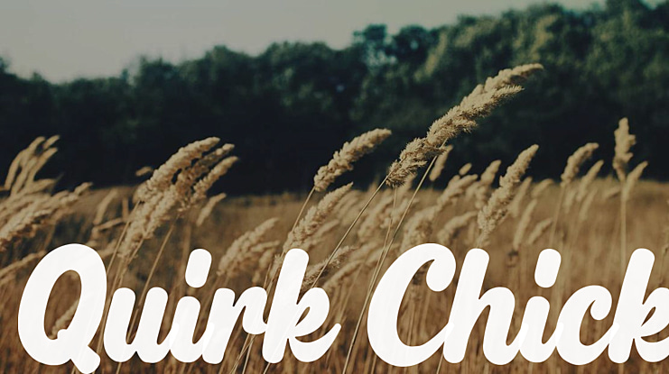 Quirk Chick Font