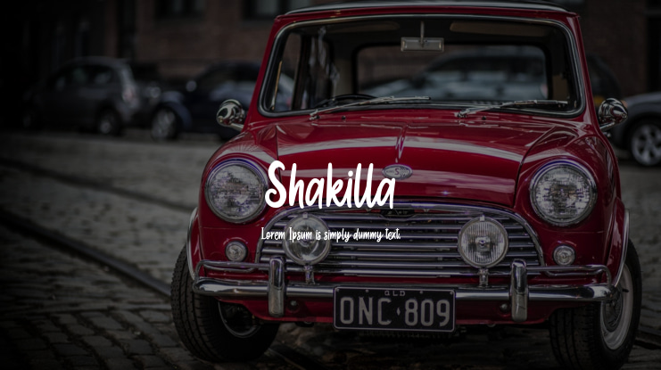 Shakilla Font