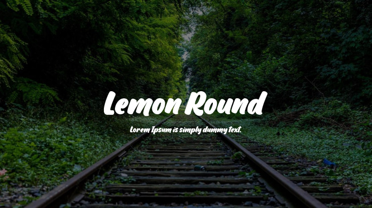 Lemon Round Font