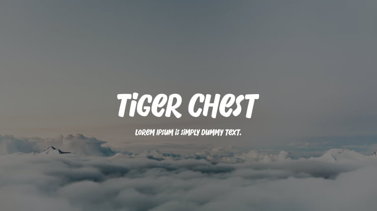 Tiger Chest Font