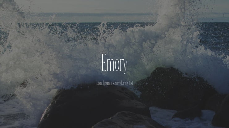 Emory Font
