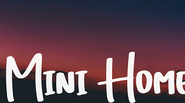 Mini Home Font