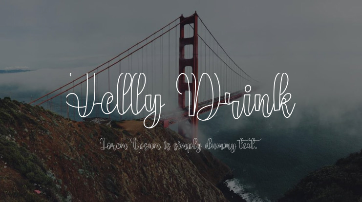 Jelly Drink Font