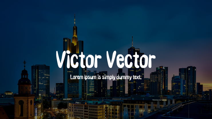 Victor Vector Font