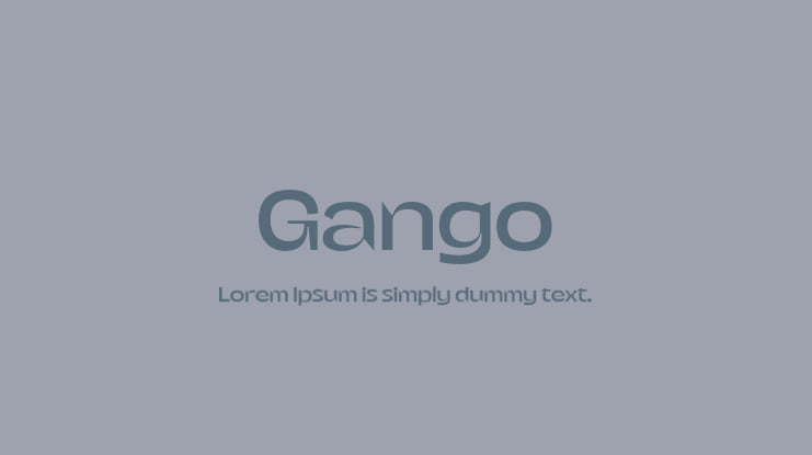 Gango Font