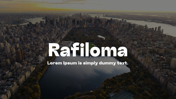 Rafiloma Font