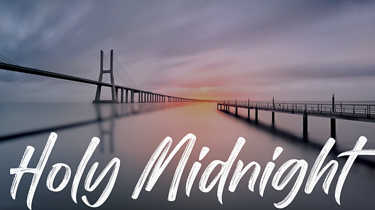 Holy Midnight Font