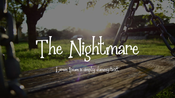 The Nightmare Font