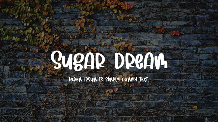 Sugar Dream Font