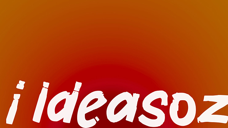 i Ideasoz Font