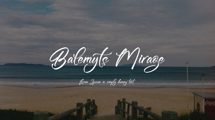 Balemyts Mirage Font
