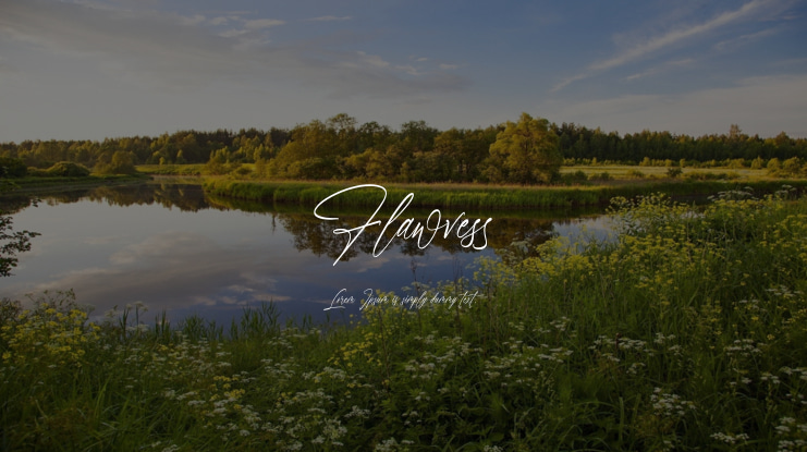 Flawvess Font