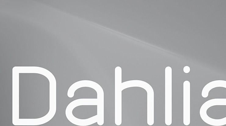 Dahlia Font