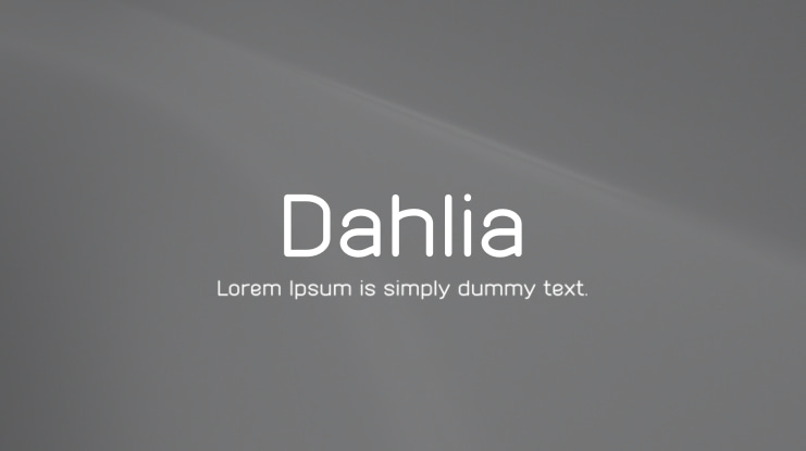 Dahlia Font
