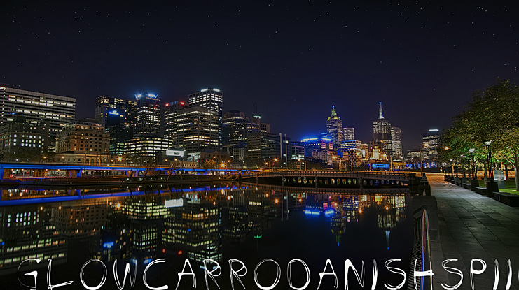 Glow Carro Danish SWpiik Font