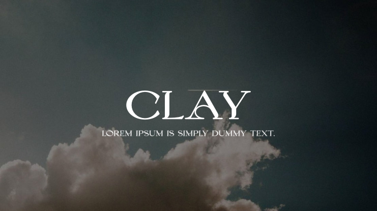 Clay Font