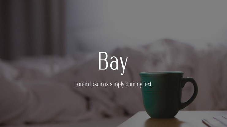 Bay Font