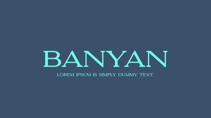 Banyan Font