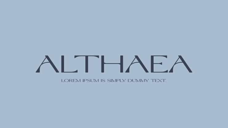Althaea Font