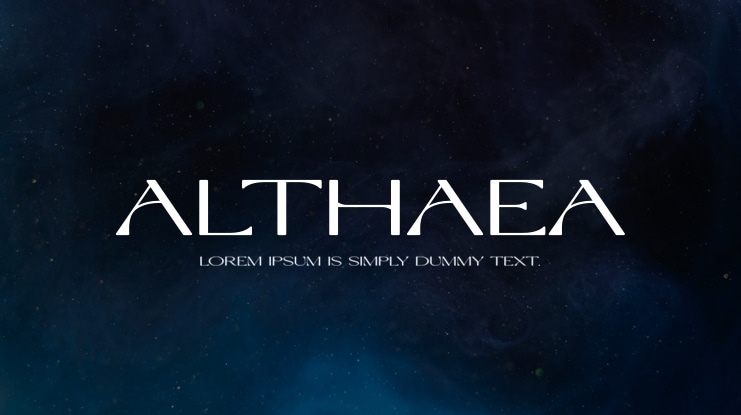 Althaea Font