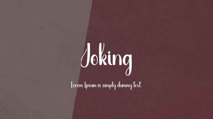 Joking Font