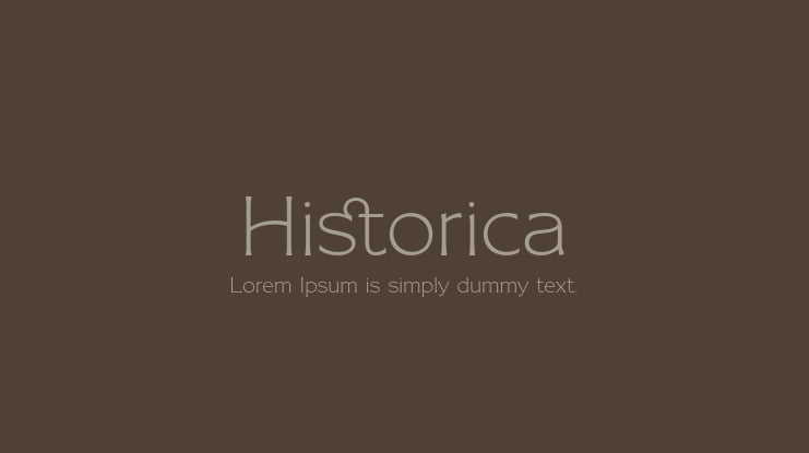 Historica Font
