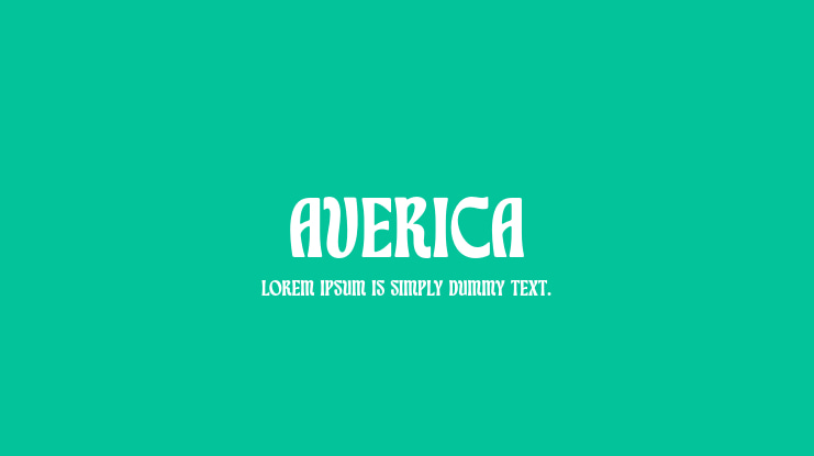 Averica Font