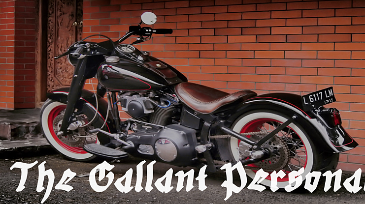The Gallant Personal Font
