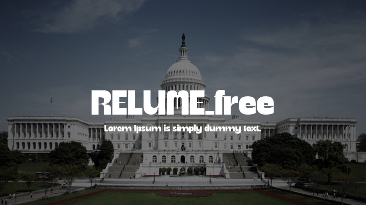 RELUME_free Font