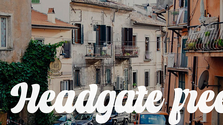Headgate free Font