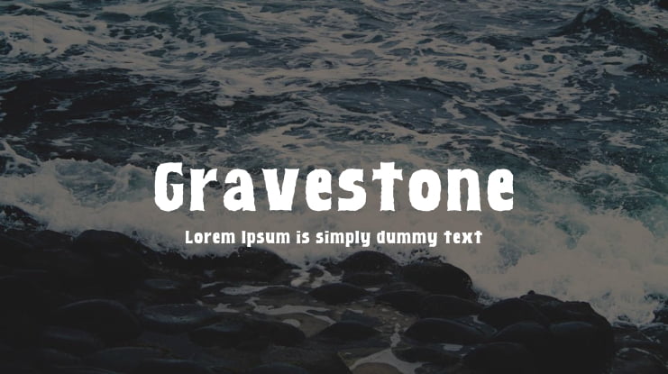 Gravestone Font