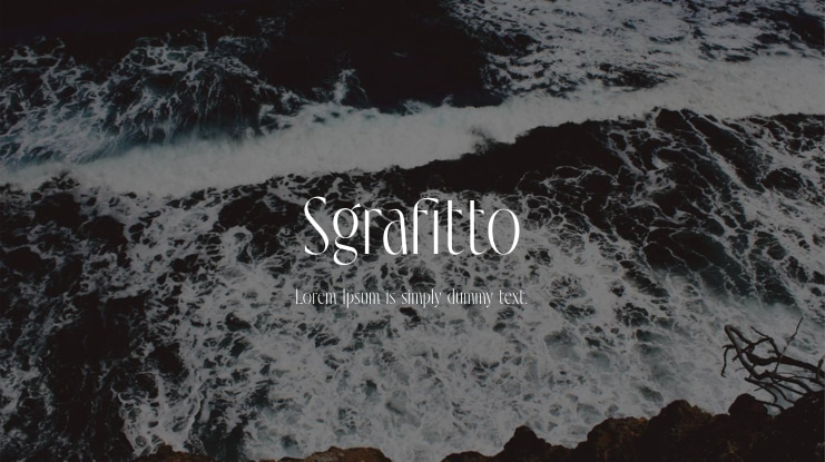 Sgrafitto Font